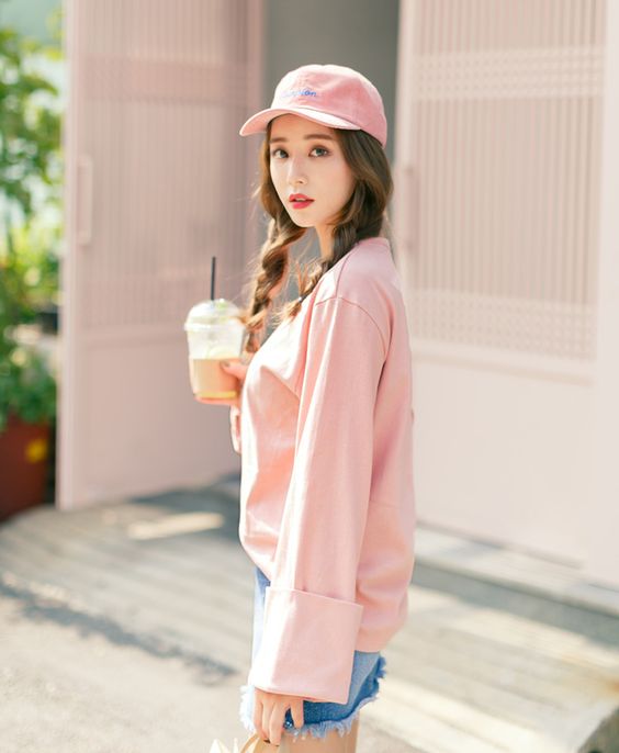 棒球帽穿搭　夏天